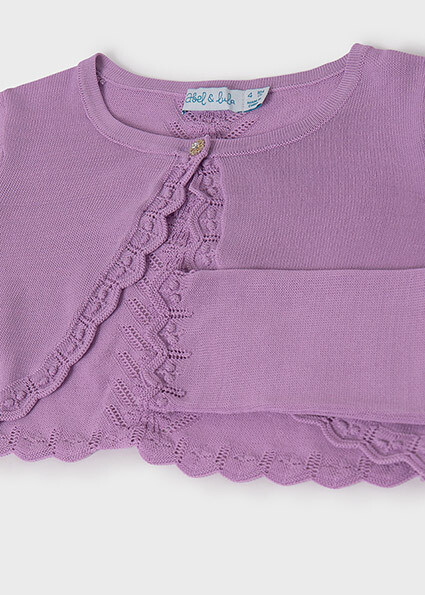 Abel & Lula 5366 Girl's Long Sleeve Knit Bolero