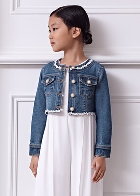 Abel & Lula 5369 Girl's Long Sleeve Denim Jacket