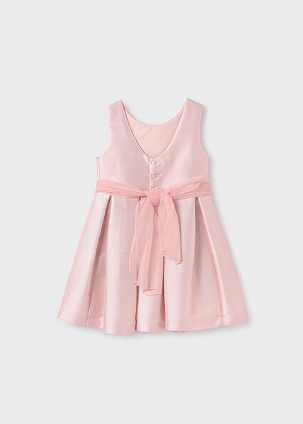 Abel & Lula 5032 Girl's SL Floral Mikado Dress