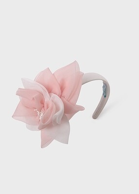 Abel & Lula 5413 Girl's OS Organza Flower Headband