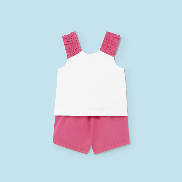 Mayoral 1230 Baby Girl's SL Slipper Top & Shorts Set 2PC