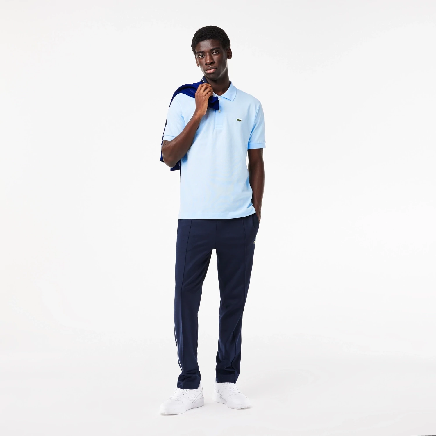 Lacoste L.12.12 52 T01 Men’s Short Sleeve Classic Fit Polo Shirt – Light Blue