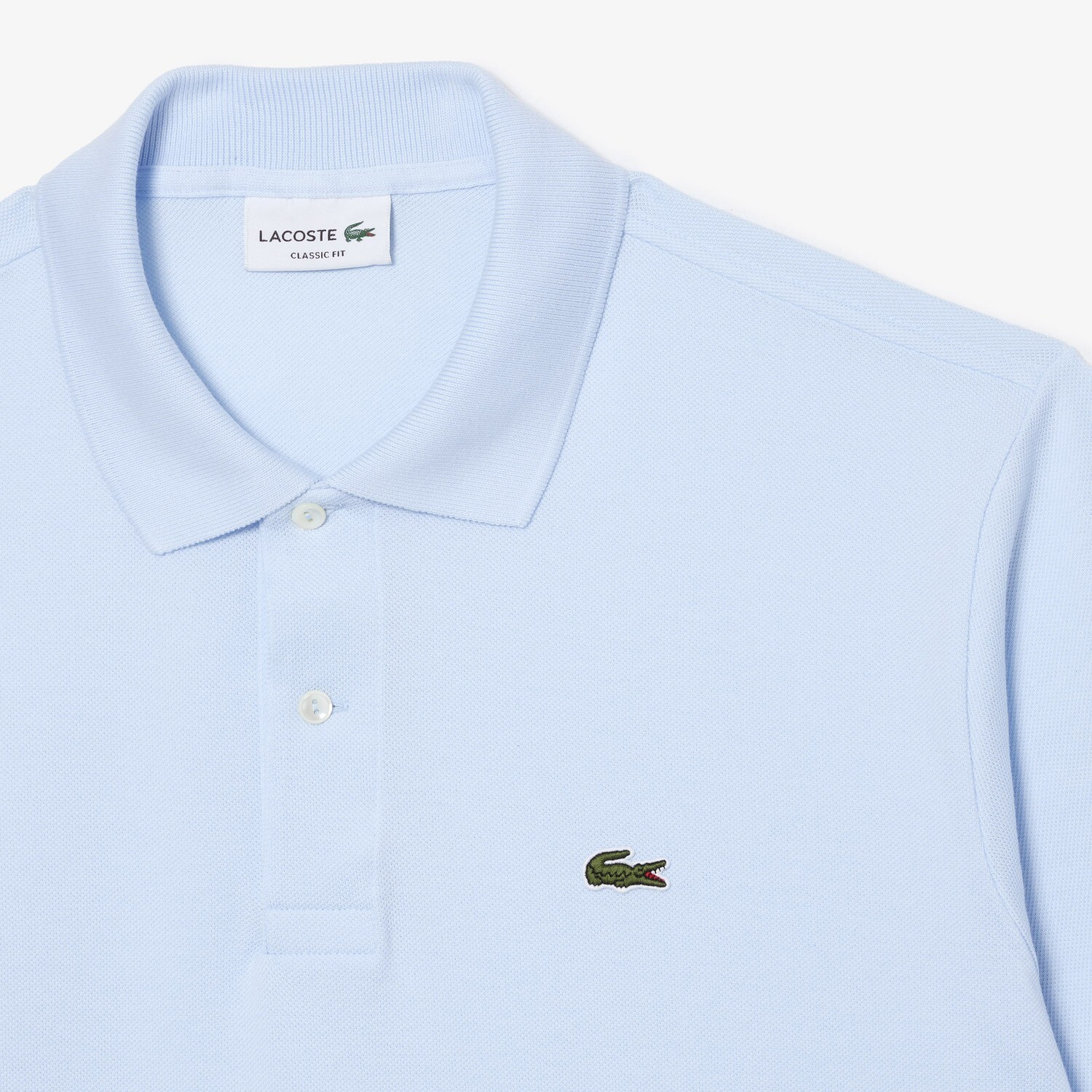 Lacoste L.12.12 52 T01 Men’s Short Sleeve Classic Fit Polo Shirt – Light Blue