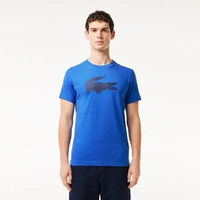 Lacoste TH2042 52 IUU Men’s T-Shirt /BLUE w – Navy Logo