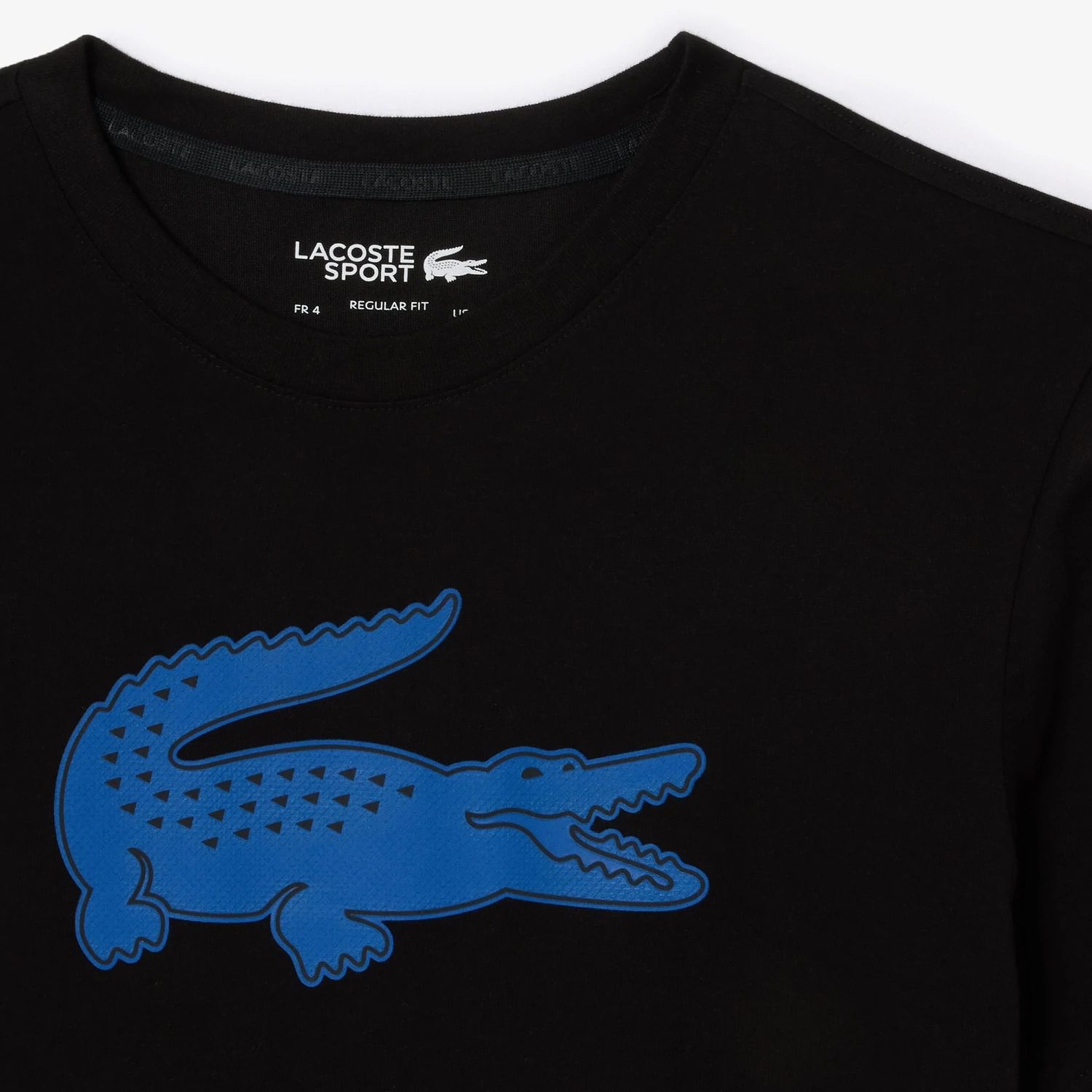 Lacoste TH2042 52 IL5 Men’s T-Shirt /BLACK w – Blue Logo