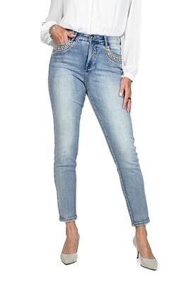 Frank Lyman 236648U Women's Detail Pocket Jeans/ BLUE
