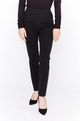 Frank Lyman 233833U Women’s Legging w/ Rhinestone Pattern/ BLACK