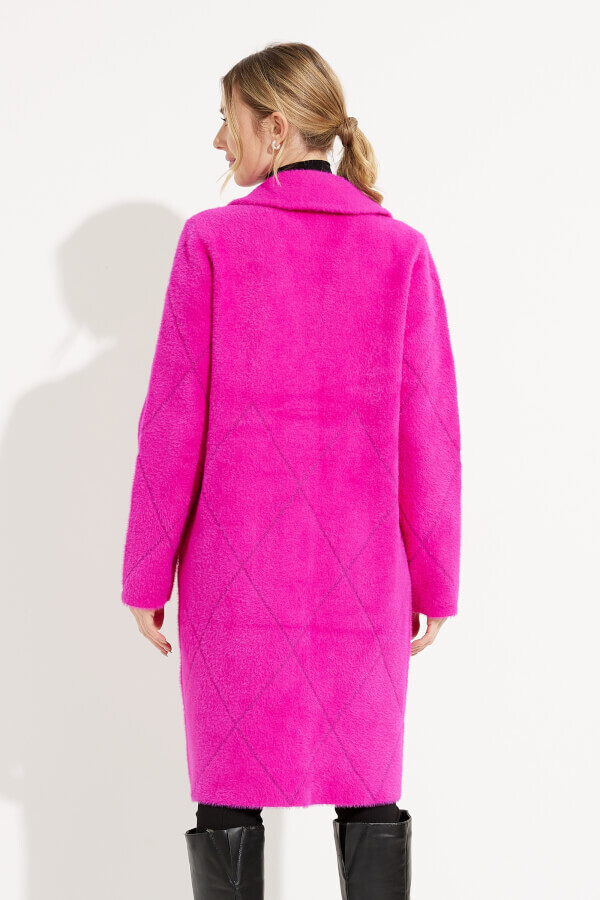 Joseph Ribkoff 233951 Women's Long Sleeve Quilted Notched Collar Coat – Opulence