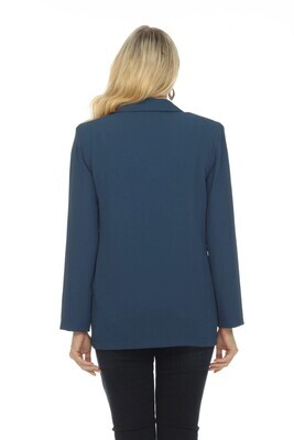 Joseph Ribkoff 221317S Women's LS Stretch Single Button Blazer/ MIDNIGHT BLUE