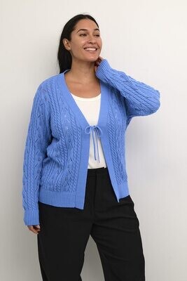 Kaffe Curve 10582233 Women's Long Sleeve Marina Knit Cardigan – Ultramarine