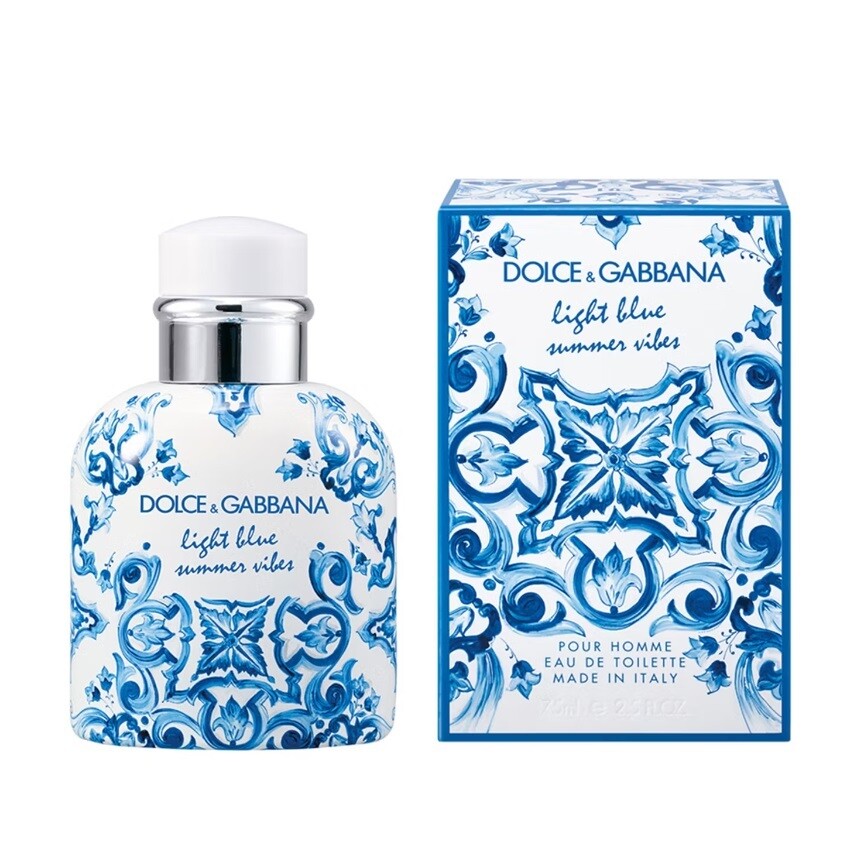Dolce&Gabbana I40040320001 Men's Eau De Toilette 125ml – Light Blue Summer Vibes