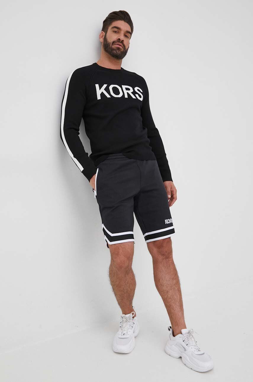 Michael Kors CS250Q25MF Mens Black and White Shorts