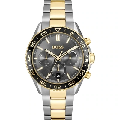 Boss 1514144 Men’s Two Tone Yellow Gold & Silver Watch