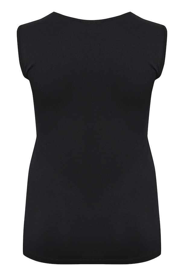 Kaffe Curve 10580695 Women's SL Lima Jersey Top – Black Deep