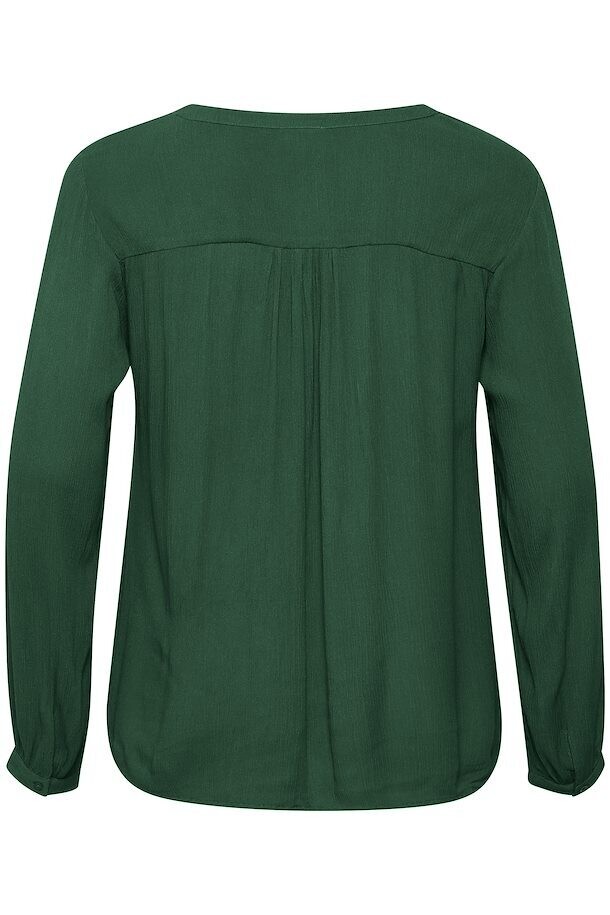 Kaffe Curve 10580001 Women’s Long Sleeve Ami Blouse – Aventurine