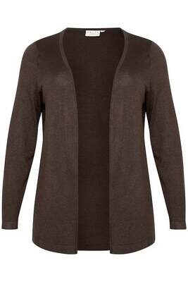 Kaffe Curve 10580339 Women’s LS Farsia Cardigan/ JAVA