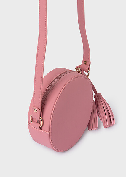 Mayoral 10749 girls cross body bag with tassles and gold accents / Colorete
