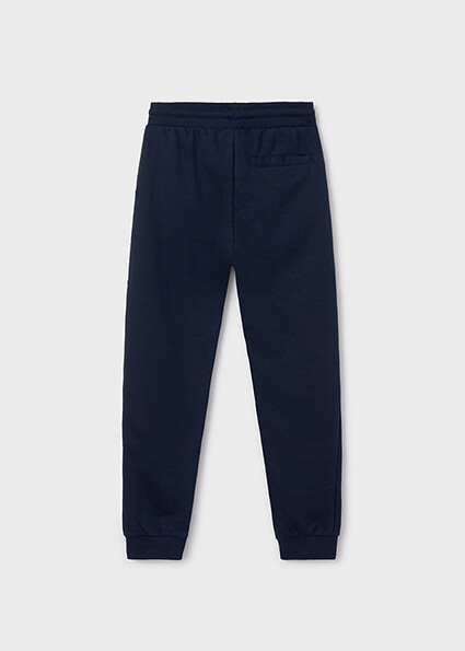 Mayoral 744 boys navy blue joggers with drawstring – Marino