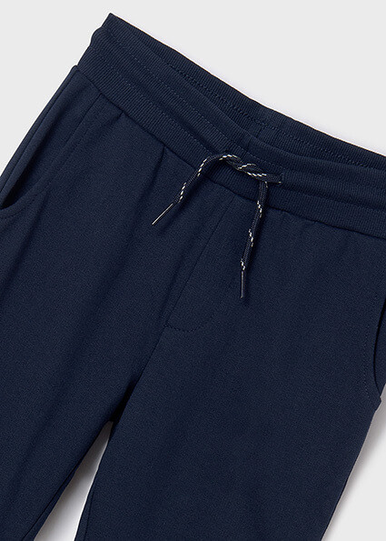 Mayoral 744 boys navy blue joggers with drawstring – Marino