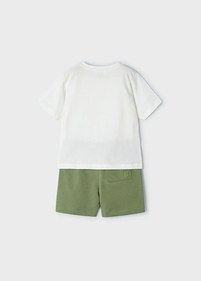 Mayoral 3605 Boy's Short Sleeve Wild Jungle T-Shirt & Shorts Set 2PC