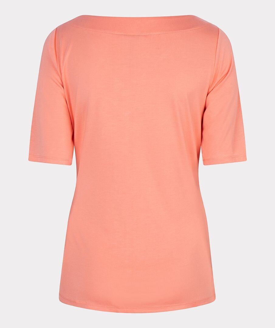 Esqualo SP24.30023 Women's Short Sleeve V-Neck Top w/ Waist Tie