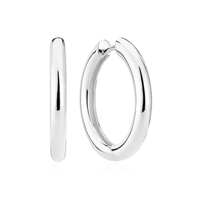 Sif Jakobs E2472 Sterling Silver Carrara Pianura Grande Earrings