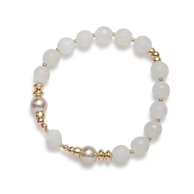 Beblue BBSURINTUI-SH Be Intuitive-Gold Bead Bracelet
