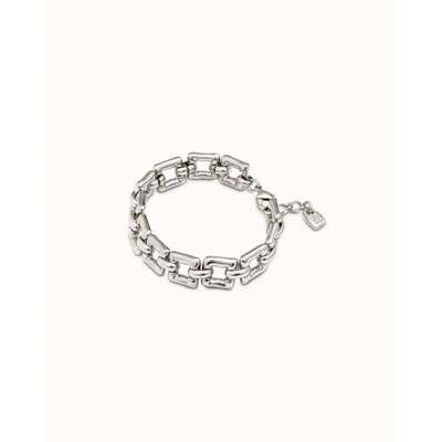 UNOde50 PUL2241MTL0000 Sterling Silver Square Links Bracelet - Femme Fatale