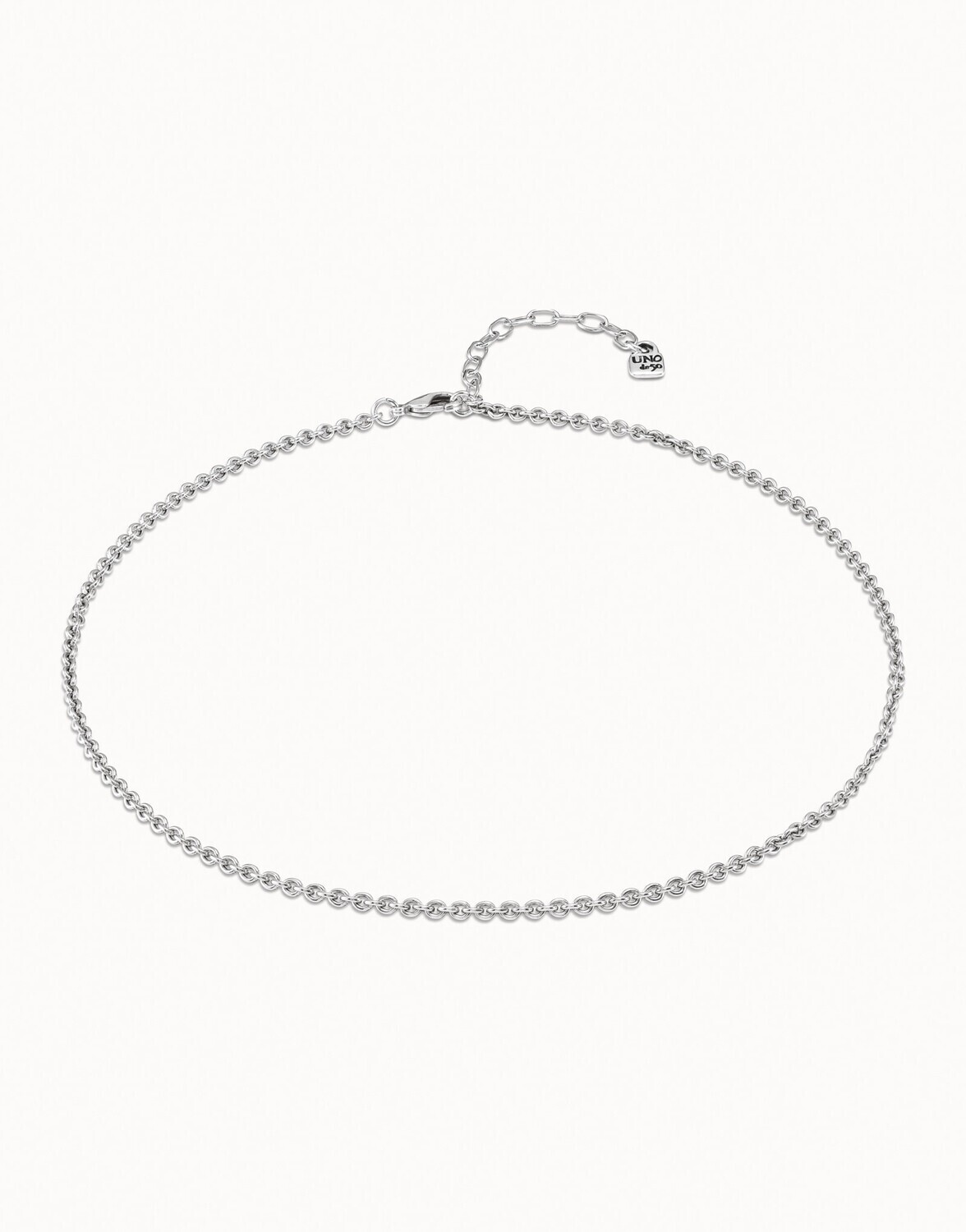 UNOde50 COL1366MTL0000U Sterling Silver Thin Chain Necklace - Cadena
