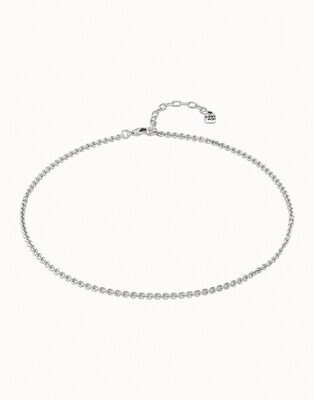 UNOde50 COL1366MTL0000U Sterling Silver Thin Chain Necklace - Cadena