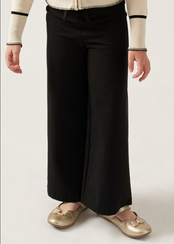 Mayoral 6502 Girl's Cropped Pants w/ D-Ring Detail