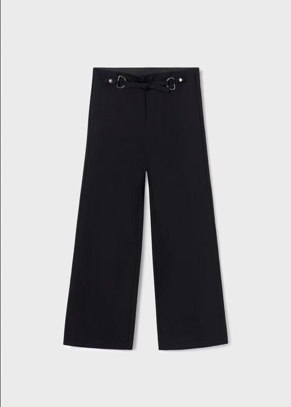 Mayoral 6502 Girl's Cropped Pants w/ D-Ring Detail