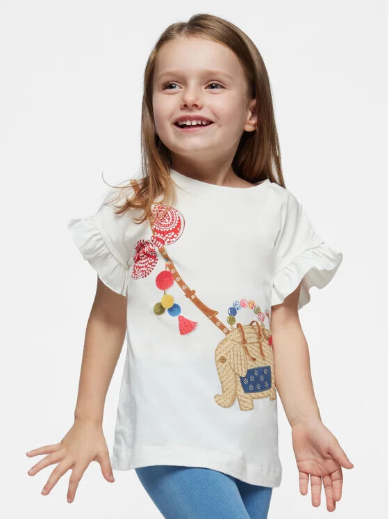 Mayoral 3706 Girl's Short Sleeve T-Shirt & Leggings Set 2PC