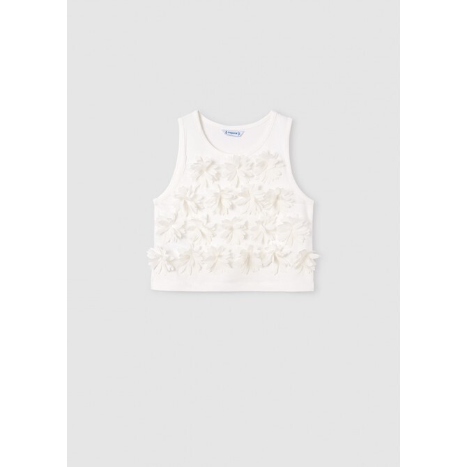Mayoral 6021 Girl's SL Flower Top