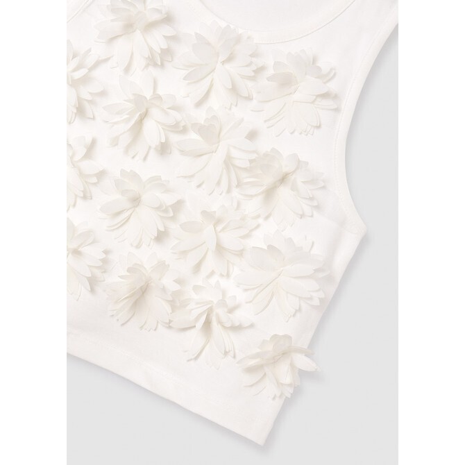 Mayoral 6021 Girl's SL Flower Top
