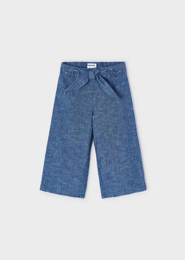 Mayoral 3532 Girl’s Linen Flared Pants