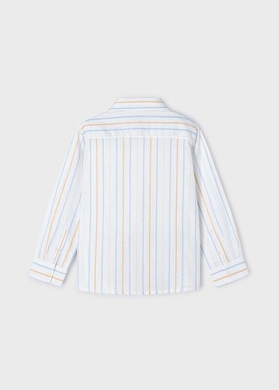 Mayoral 3123 Boy's LS Stripe Dress Shirt/