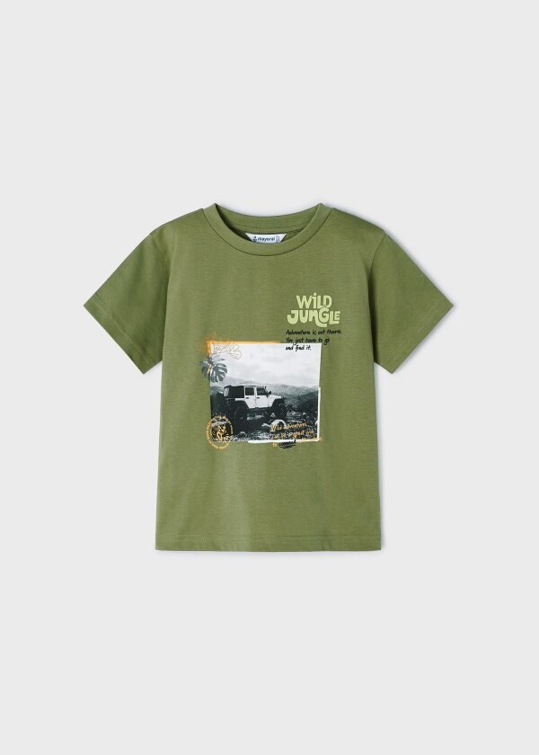 Mayoral 3010 Boy's Short Sleeve Wild Jungle T-Shirt