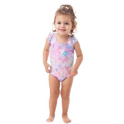 Nano S24S34-02-1 Baby Girl's UV Unicorn Swimsuit 1PC/