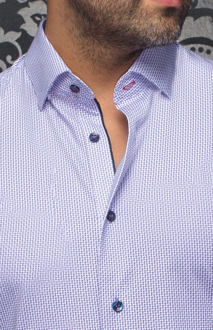 Au Noir ALEXANDER STAR Men's Expandable Dress Shirt