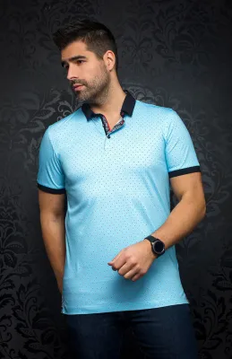 Au Noir HEROLD Men's Printed Polo