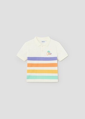 Mayoral 1108 Baby Boys Striped Polo & Jeans /2PC SET/ NATA CLARO/ 