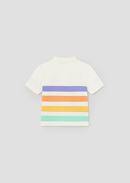 Mayoral 1108 Baby Boys Striped Polo & Jeans /2PC SET/ NATA CLARO