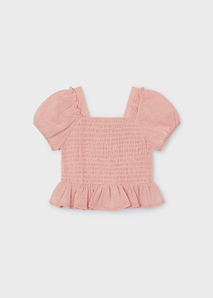 Mayoral 3175 Girl's Lace Blouse/