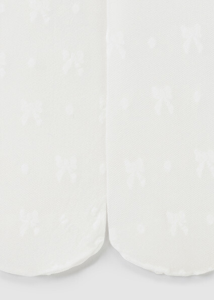 Mayoral 10647 Nylons w/ Bow Design