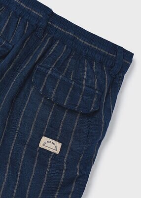 Mayoral 3279 Boy's Bermuda Striped Bermuda Shorts/