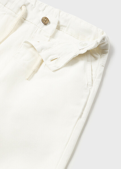 Mayoral 1117/1541 Baby Boy's Short Sleeve Buttondown Shirt w/ Linen Relax Pant Set