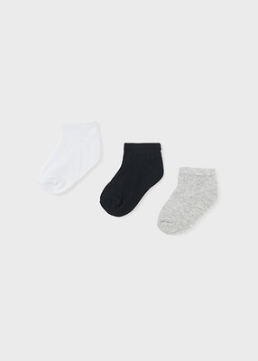Mayoral 10650 Baby Boy Sock 3 Pack /NAVY,GR,WHT
