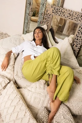 M-Made In Italy 11/4042U Women's Woven Pant