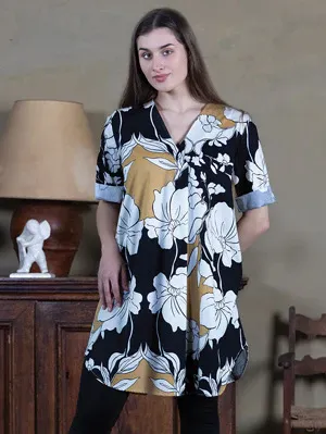 Cherishh C6154 Women's Flower Print Tunic